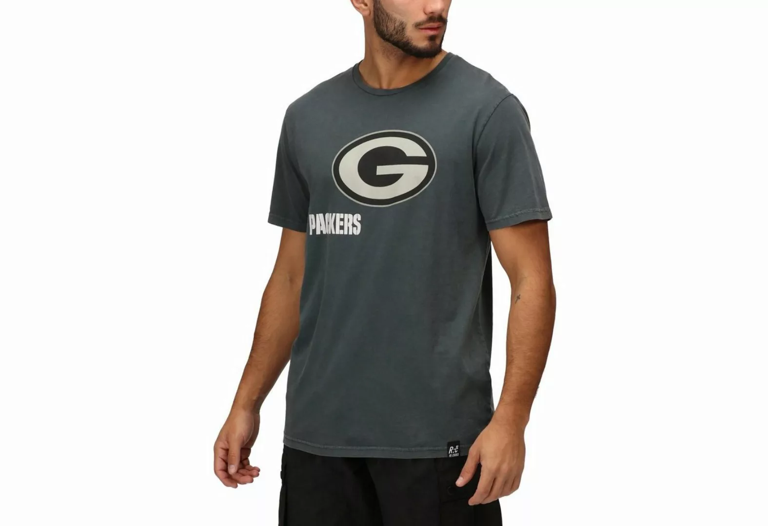 Recovered Print-Shirt Re:Covered CHROME Green Bay Packers washed günstig online kaufen