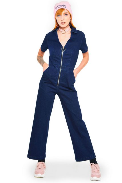 Jawbreaker Jumpsuit No Heart Overall Jeans Denim Retro Vintage 60er 70er günstig online kaufen