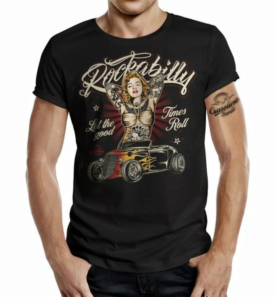 GASOLINE BANDIT® T-Shirt für Rockabilly Fans: Let The Good Times Roll günstig online kaufen