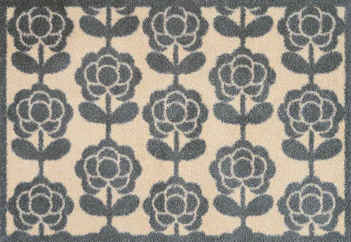 Turtle Mat Fußmatte »Pop Flowers Neutral«, rechteckig, 9 mm Höhe günstig online kaufen