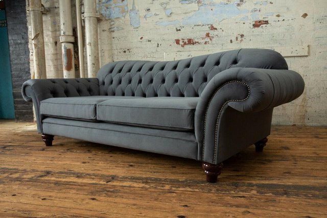 Xlmoebel Sofa Großes Sofa für 4 Personen Chesterfield Polster Sitzgruppe au günstig online kaufen