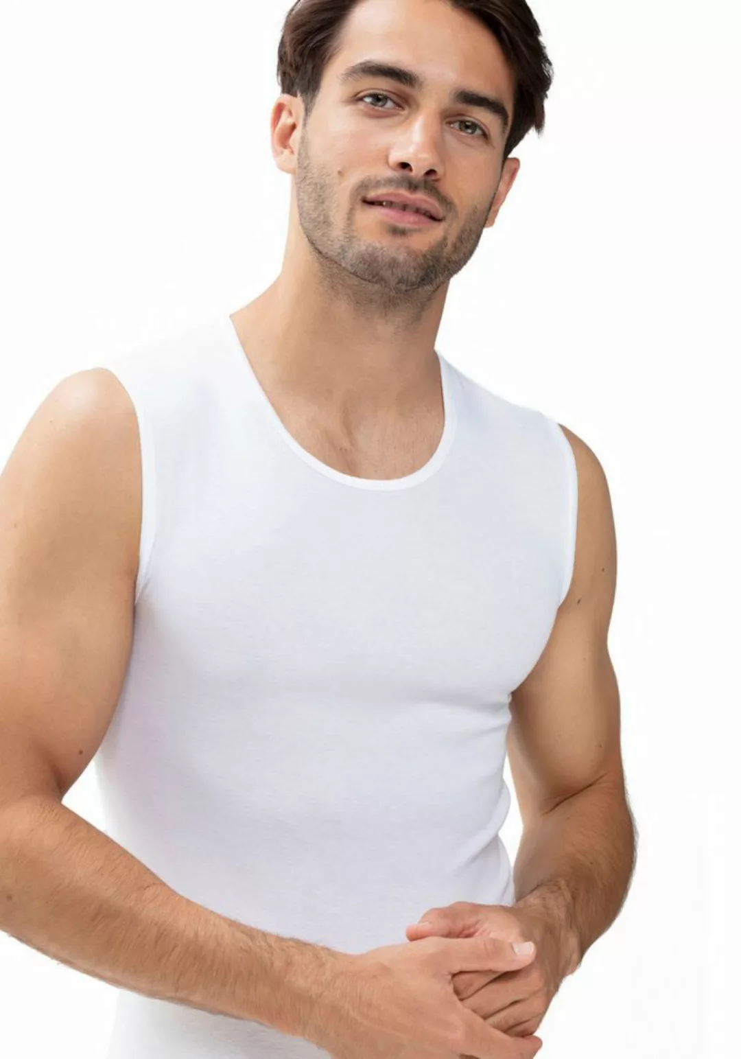 Mey Muscleshirt "CASUAL COTTON (K)", Elastische Hals und Armabschlüsse günstig online kaufen