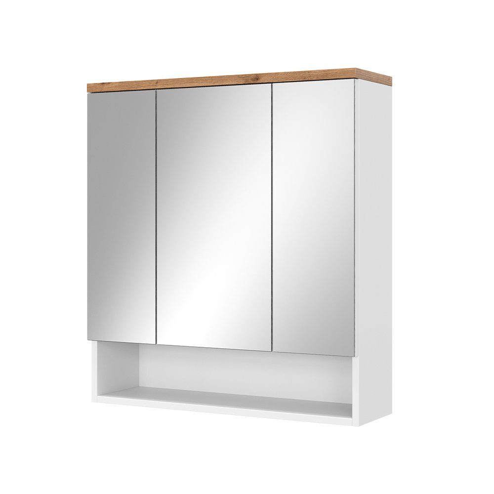 Vicco Waschbeckenunterschrank Eden, Weiß Hochglanz/Artisan-Eiche, 73.1 günstig online kaufen