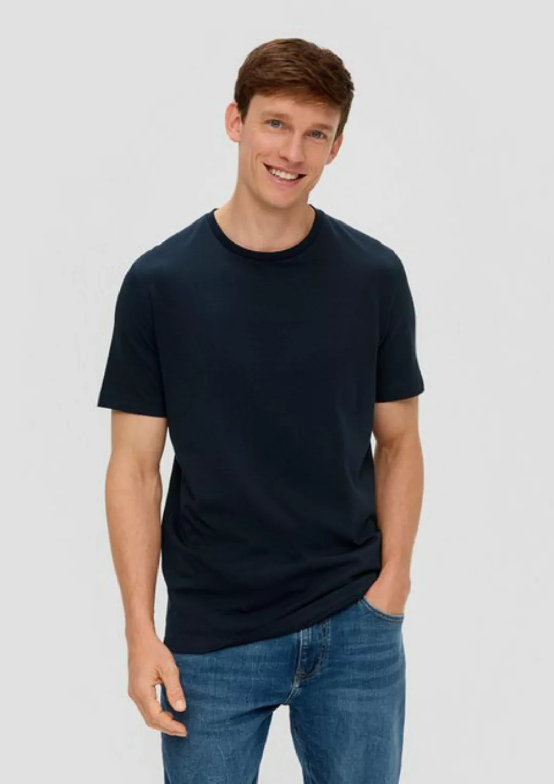 s.Oliver Kurzarmshirt Basic-T-Shirt im 3er-Pack günstig online kaufen