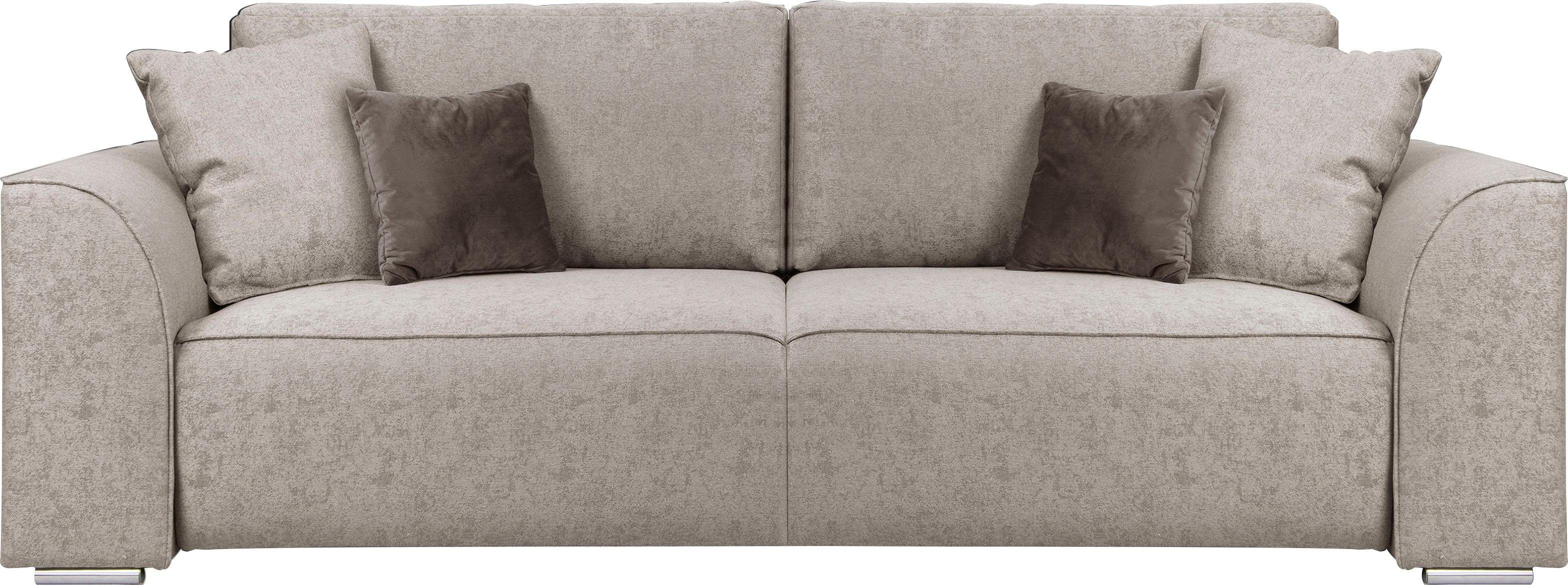 INOSIGN 3-Sitzer Beatrice Schlafsofa, wahlweise auch mit Bettfunktion und B günstig online kaufen