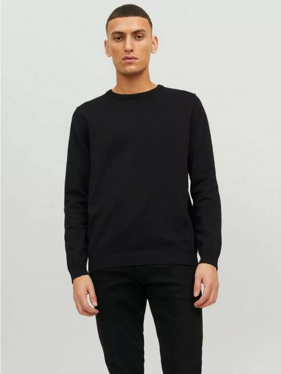 Jack & Jones Strickpullover Dünner Langarm Strickpullover Basic JJEBASIC 58 günstig online kaufen