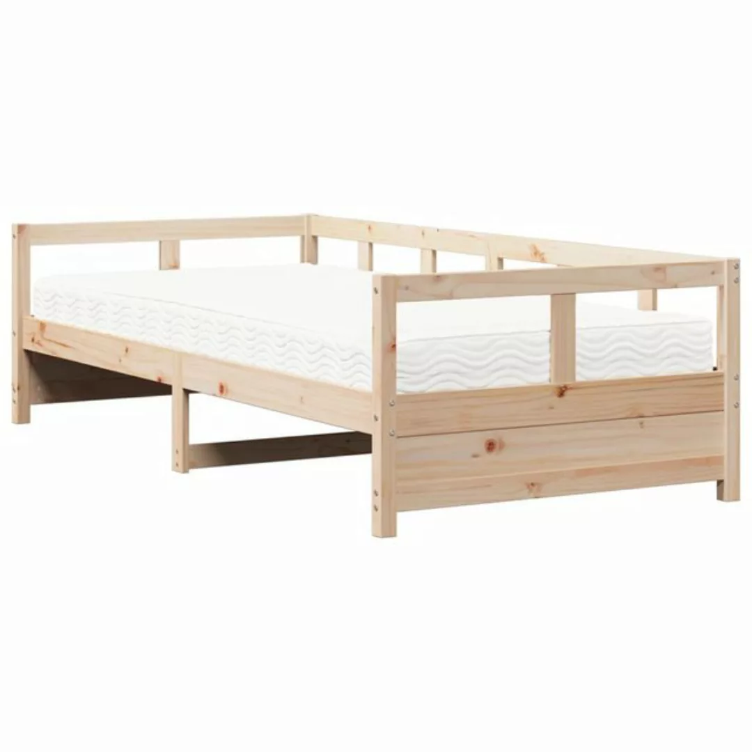 vidaXL Bett Tagesbett mit Matratze 80x200 cm Massivholz Kiefer günstig online kaufen