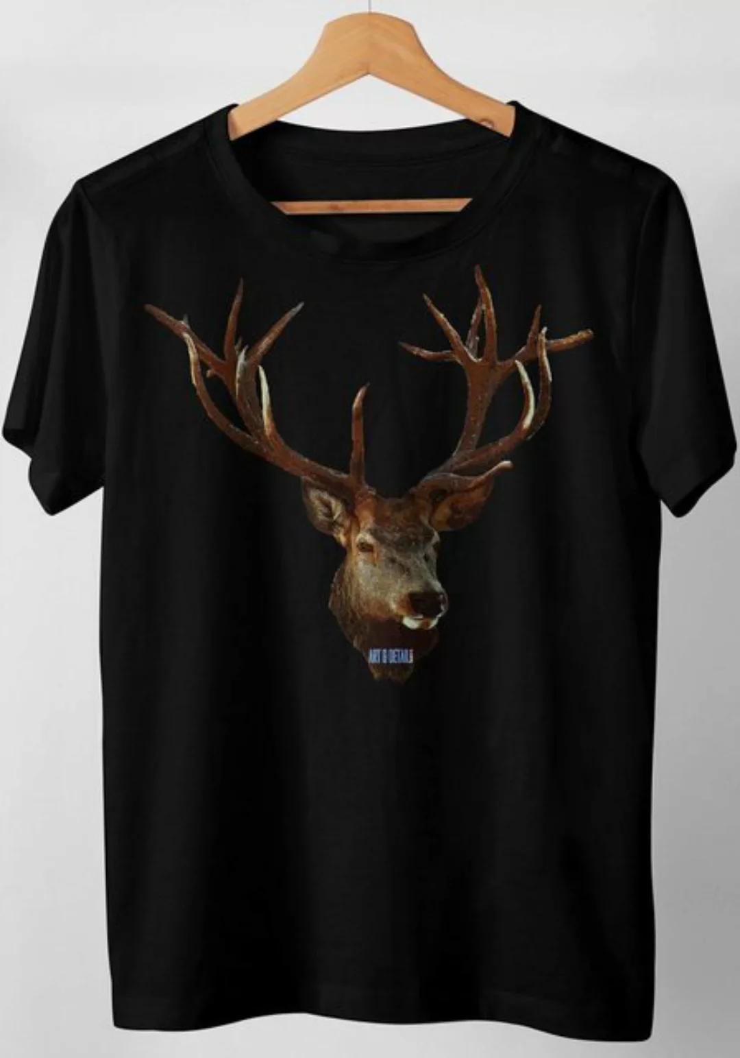 Art & Detail Shirt T-Shirt Hirsch Revier Aufsicht Geschenk zur Jagd und Tra günstig online kaufen