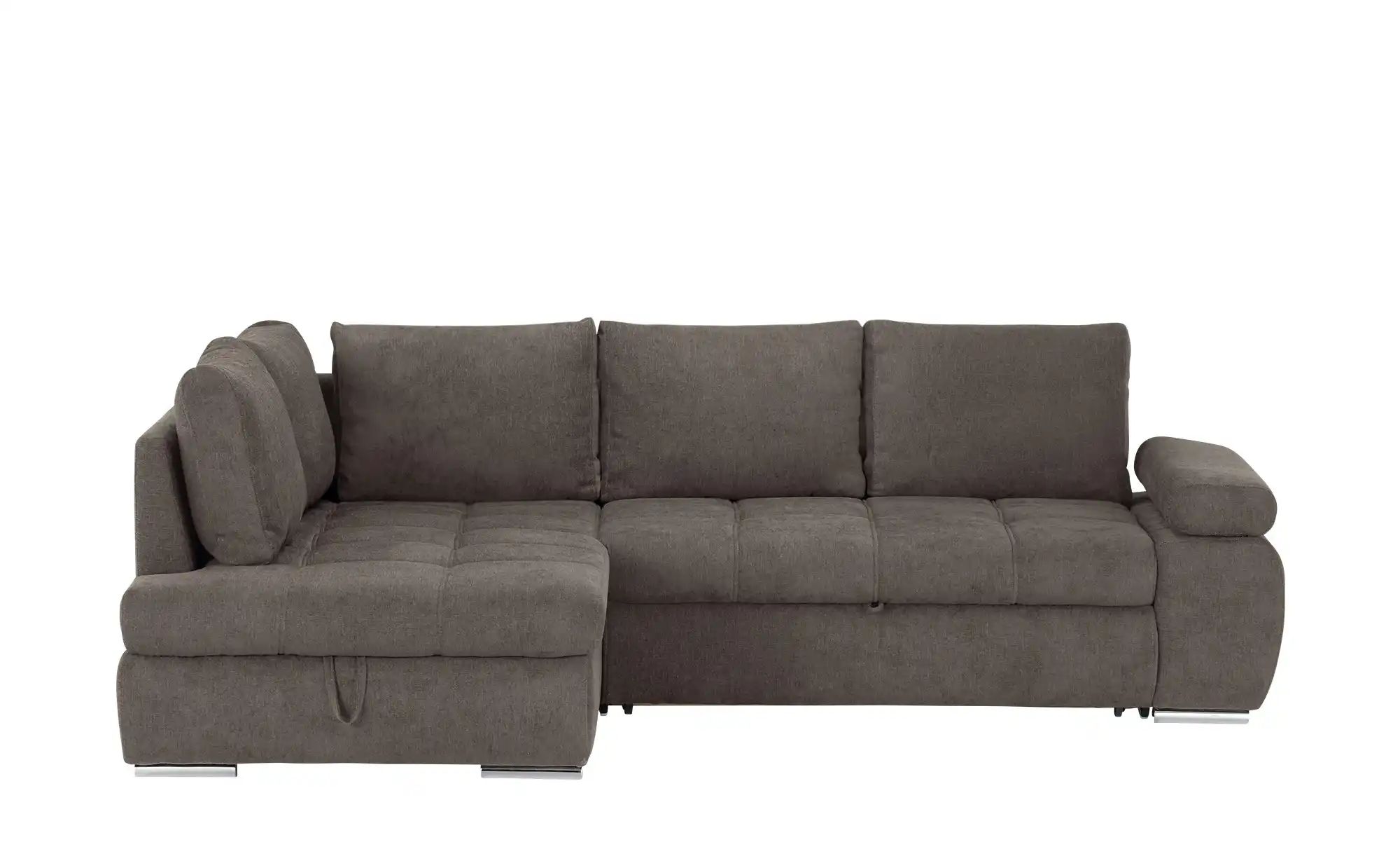 Ecksofa aus Flachgewebe Sky ¦ braun ¦ Maße (cm): B: 265 H: 89 T: 175 Polste günstig online kaufen