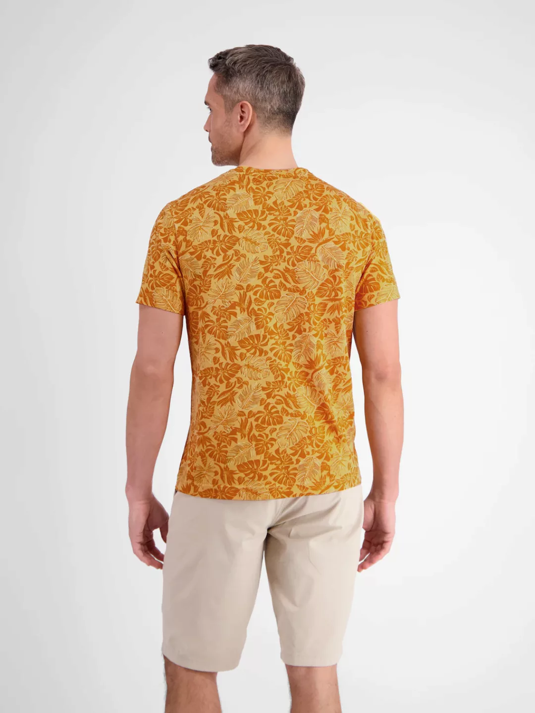 LERROS T-Shirt "LERROS T-Shirt für Herren mit floralem Print" günstig online kaufen