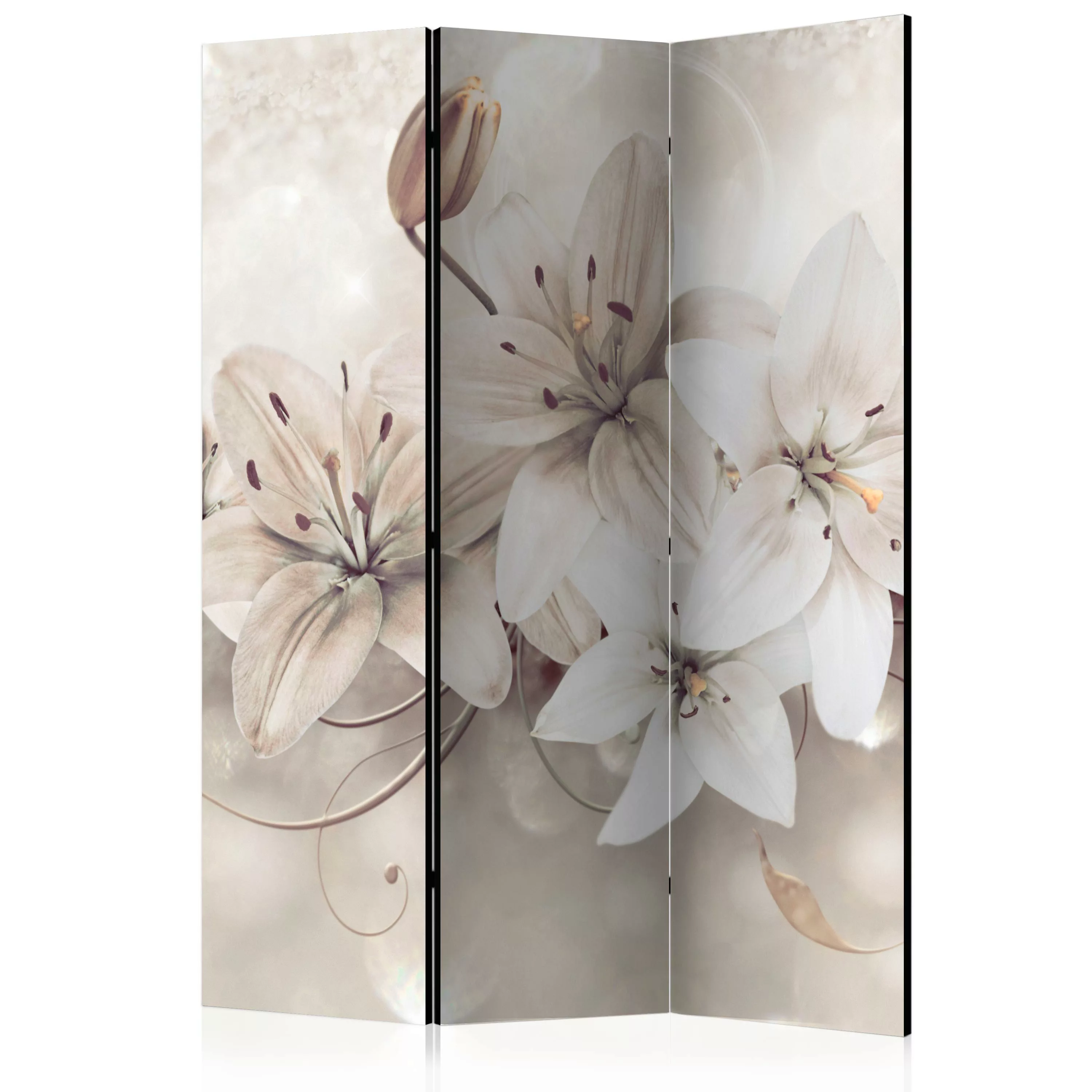 3-teiliges Paravent - Diamond Lilies [room Dividers] günstig online kaufen