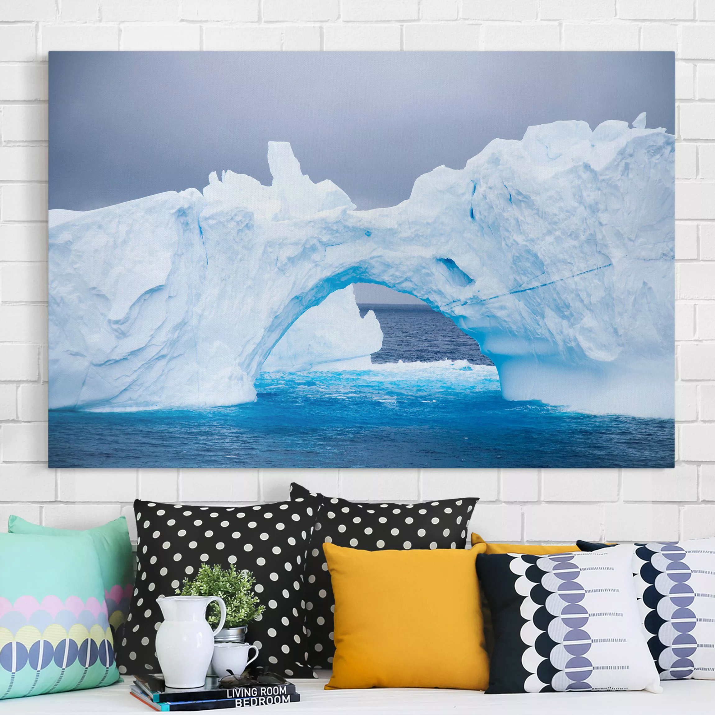 Leinwandbild Natur & Landschaft - Querformat Antarktischer Eisberg günstig online kaufen
