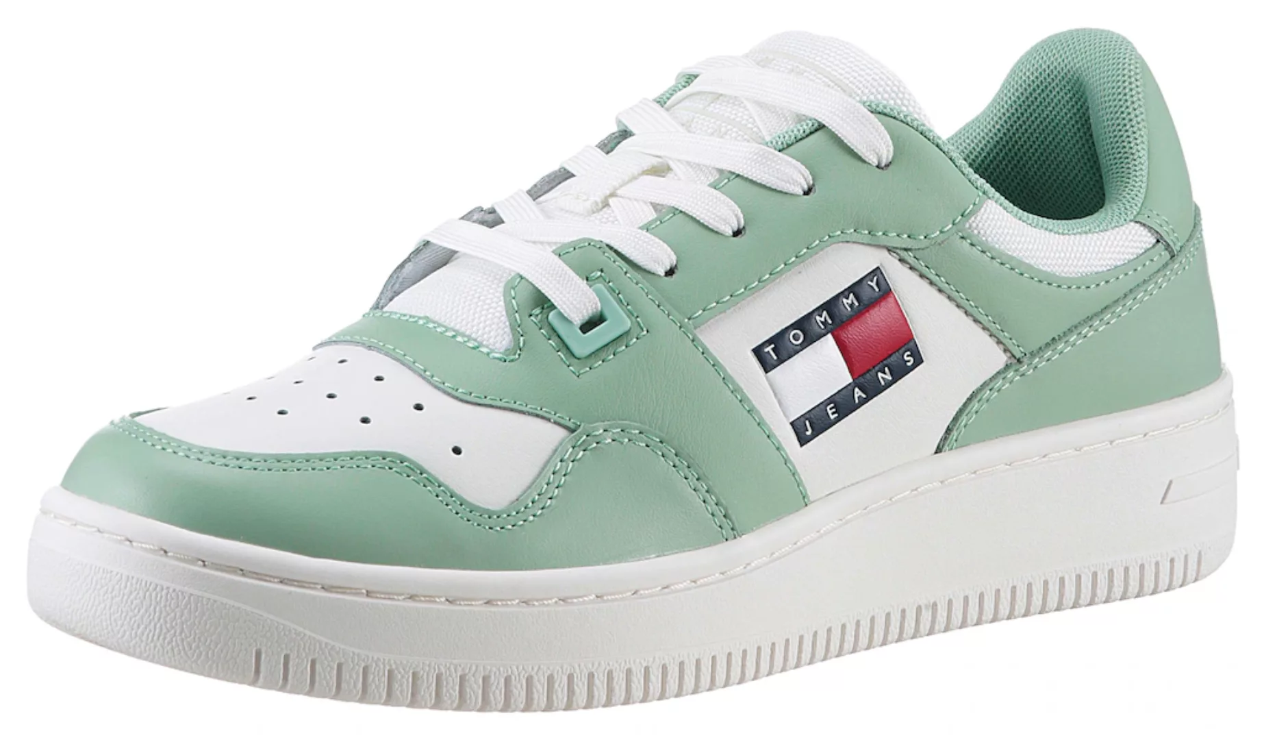 Tommy Jeans Plateausneaker "TJW RETRO BASKET ESS", Freizeitschuh, Halbschuh günstig online kaufen