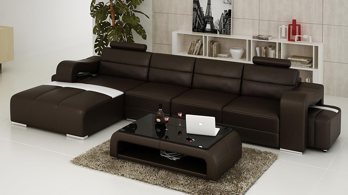 Xlmoebel Sofa Ledersofa in modernem Design mit Ecke und Garnitur für das Wo günstig online kaufen