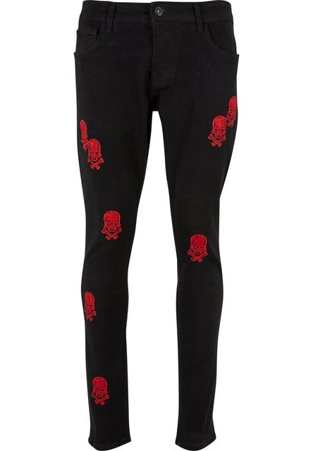 2Y Premium Bequeme Jeans 2Y Premium 2Y Skinny Fit Skull Jeans günstig online kaufen