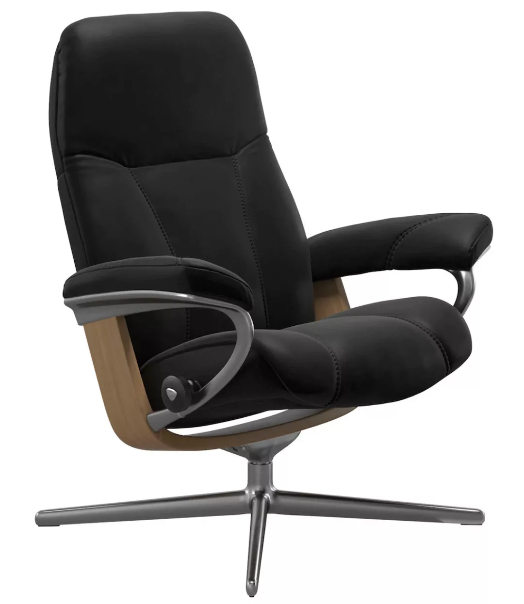 Stressless Relaxsessel "Consul", mit Cross Base, Größe S, M & L, Holzakzent günstig online kaufen