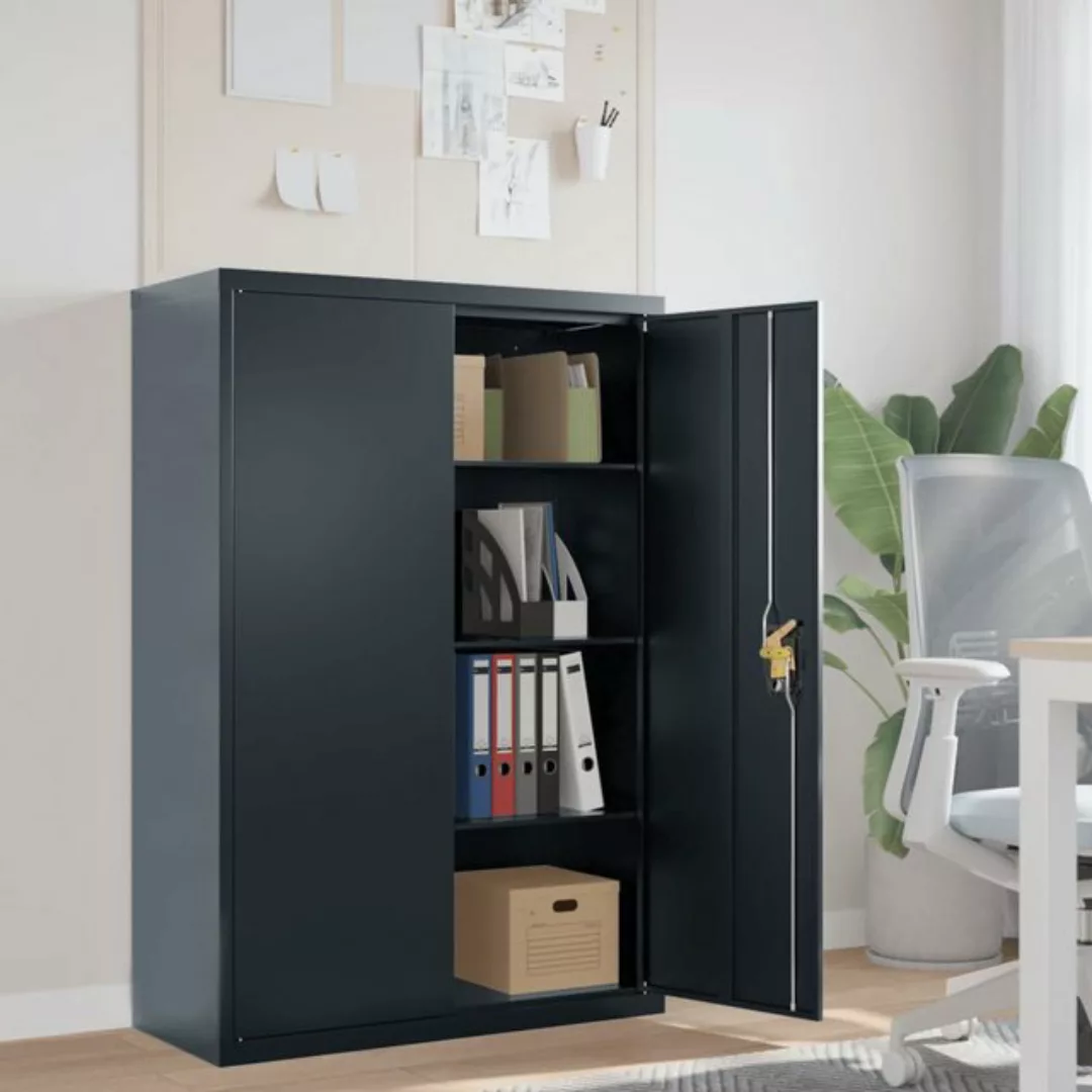 vidaXL Aktenschrank Aktenschrank Büroschrank Home Office Ablage Büro Anthra günstig online kaufen