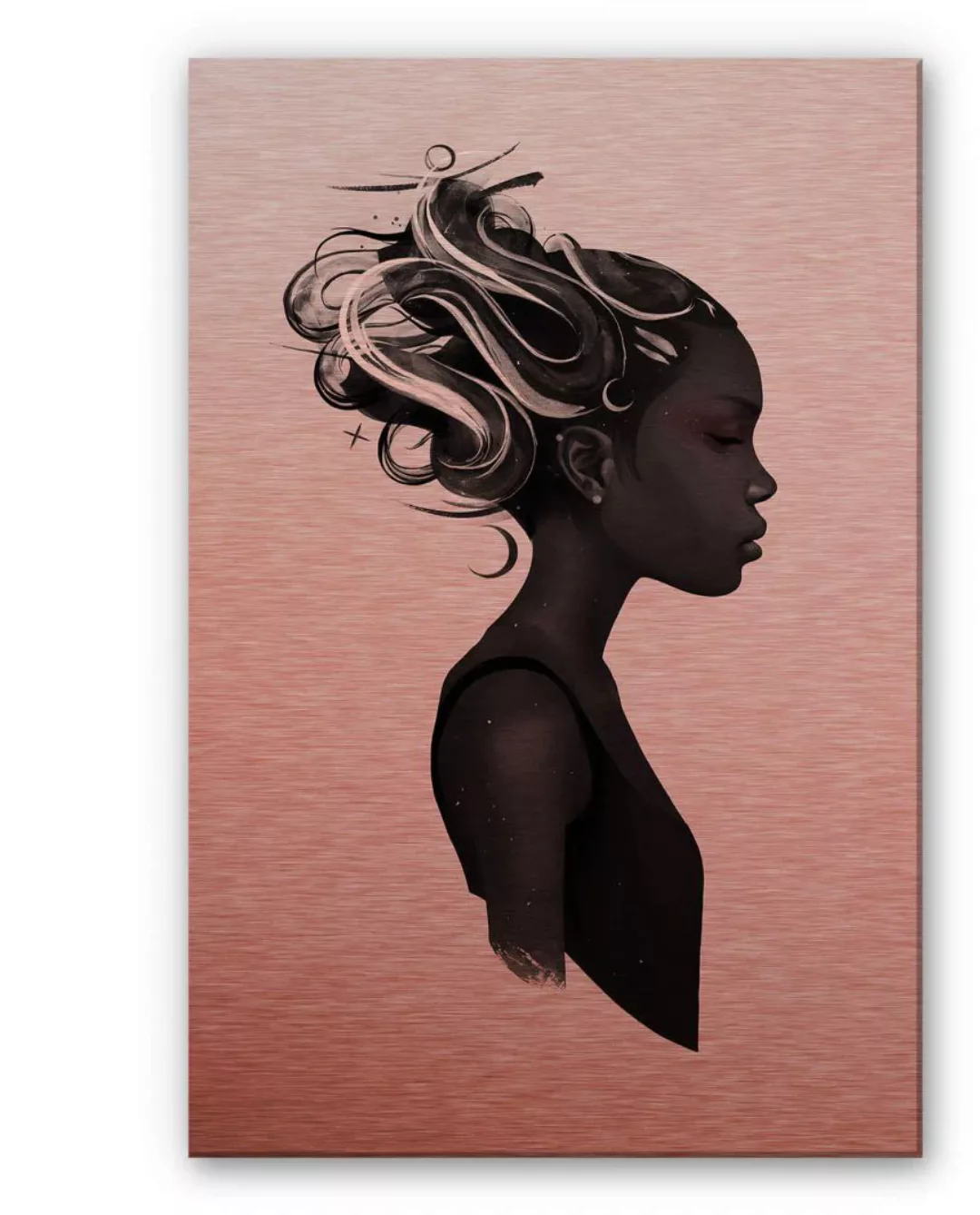Wall-Art Metallbild "Black Lives Matter Say Her Name", (1 St.) günstig online kaufen