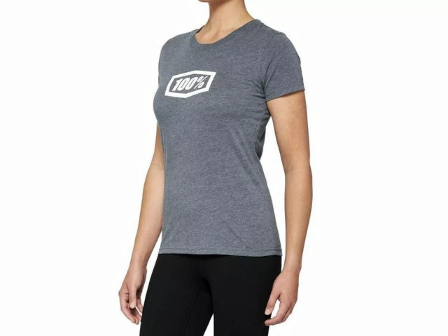 100% T-Shirt T-Shirts 100% Icon Womens T-Shirt - Heather Grey L- (1-tlg) günstig online kaufen