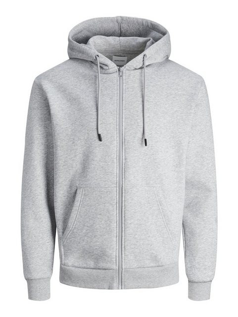 Jack & Jones Hoodie Kapuzenjacke Regular Fit Hoodie JJEBRADLEY 6023 in Grau günstig online kaufen