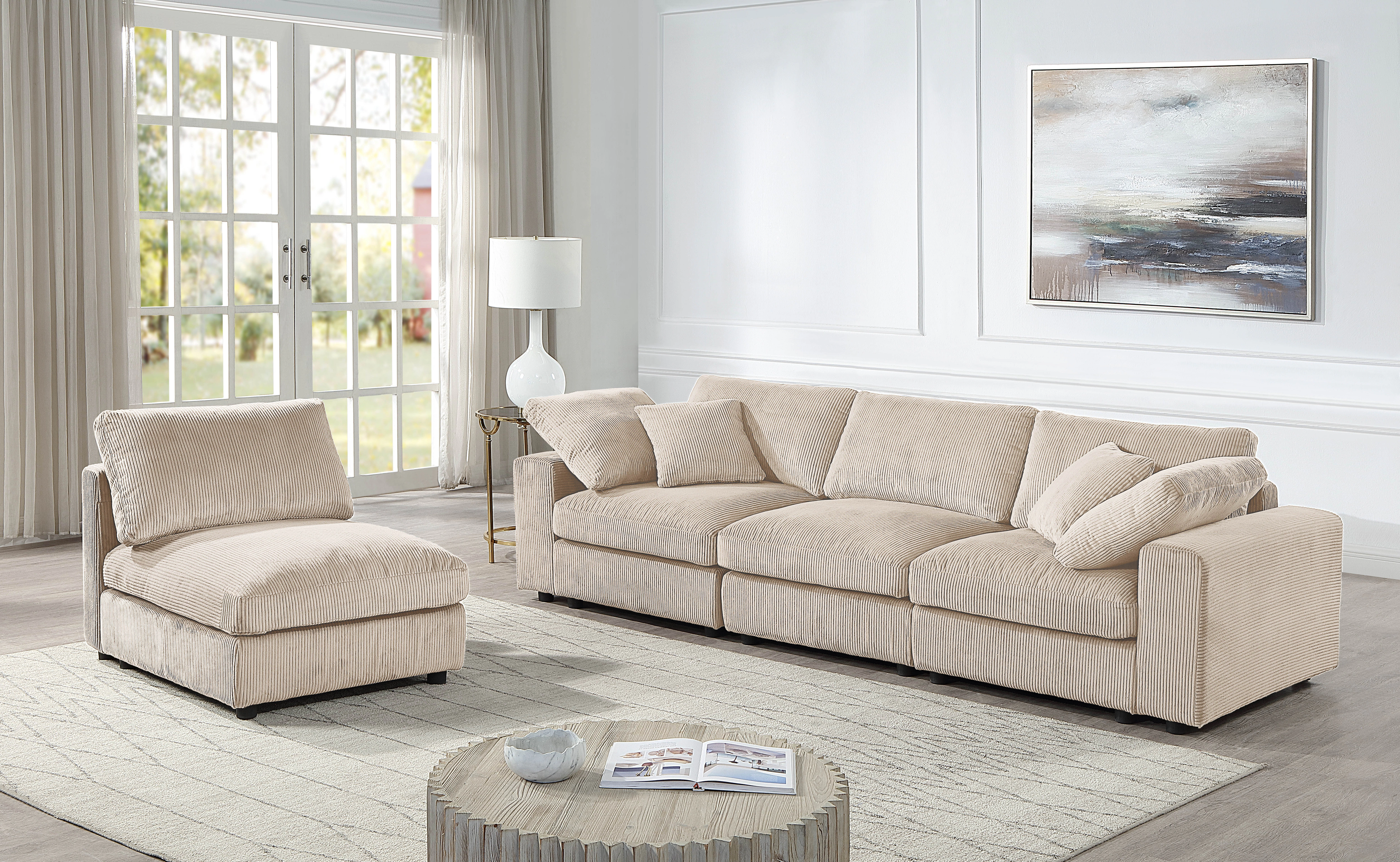 RAUM.ID 4-Sitzer »Bennid, XXL-Modulsofa mit vielen individuellen Stellmögli günstig online kaufen