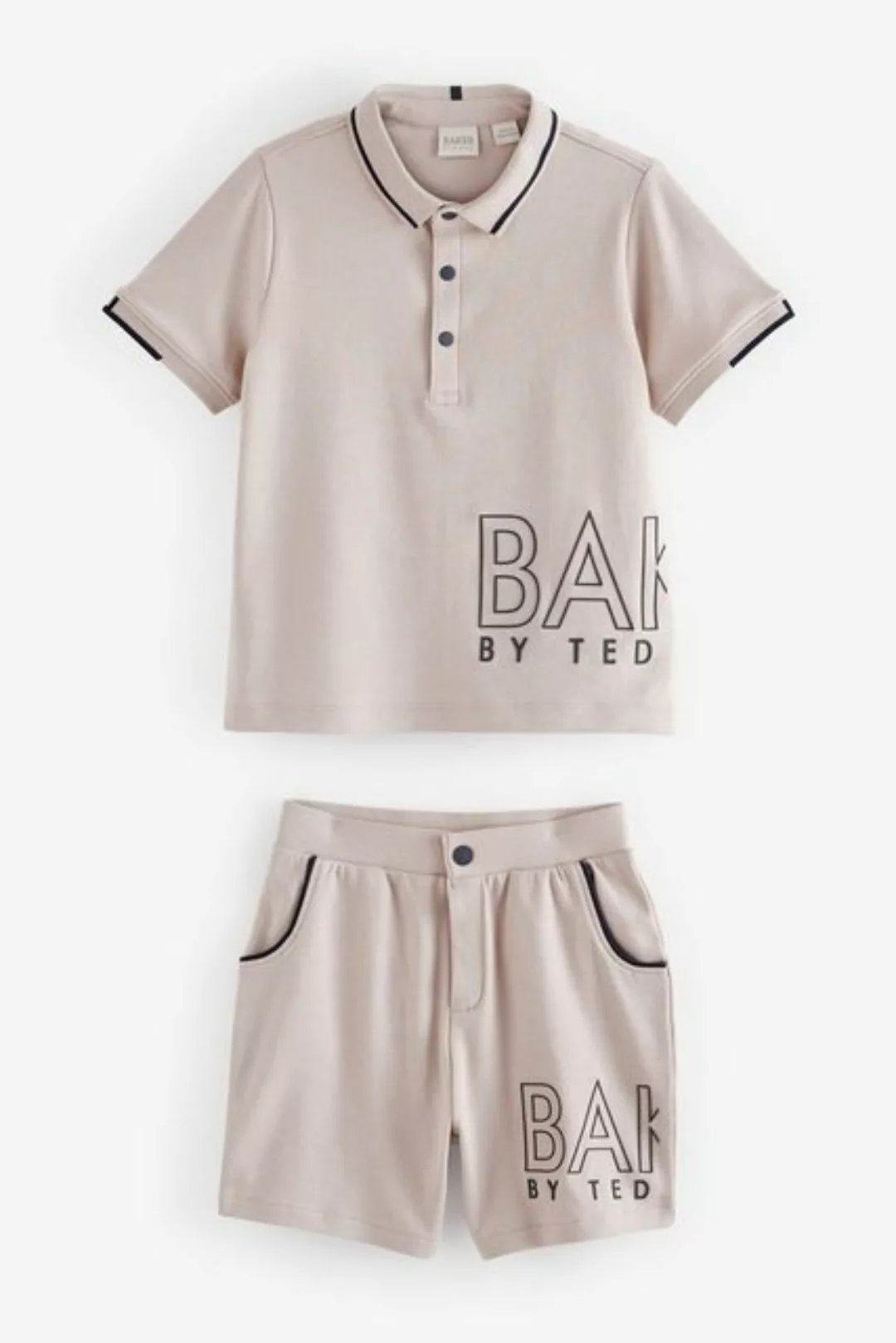 Baker by Ted Baker Shirt & Shorts Baker by Ted Baker Poloshirt und Shorts i günstig online kaufen