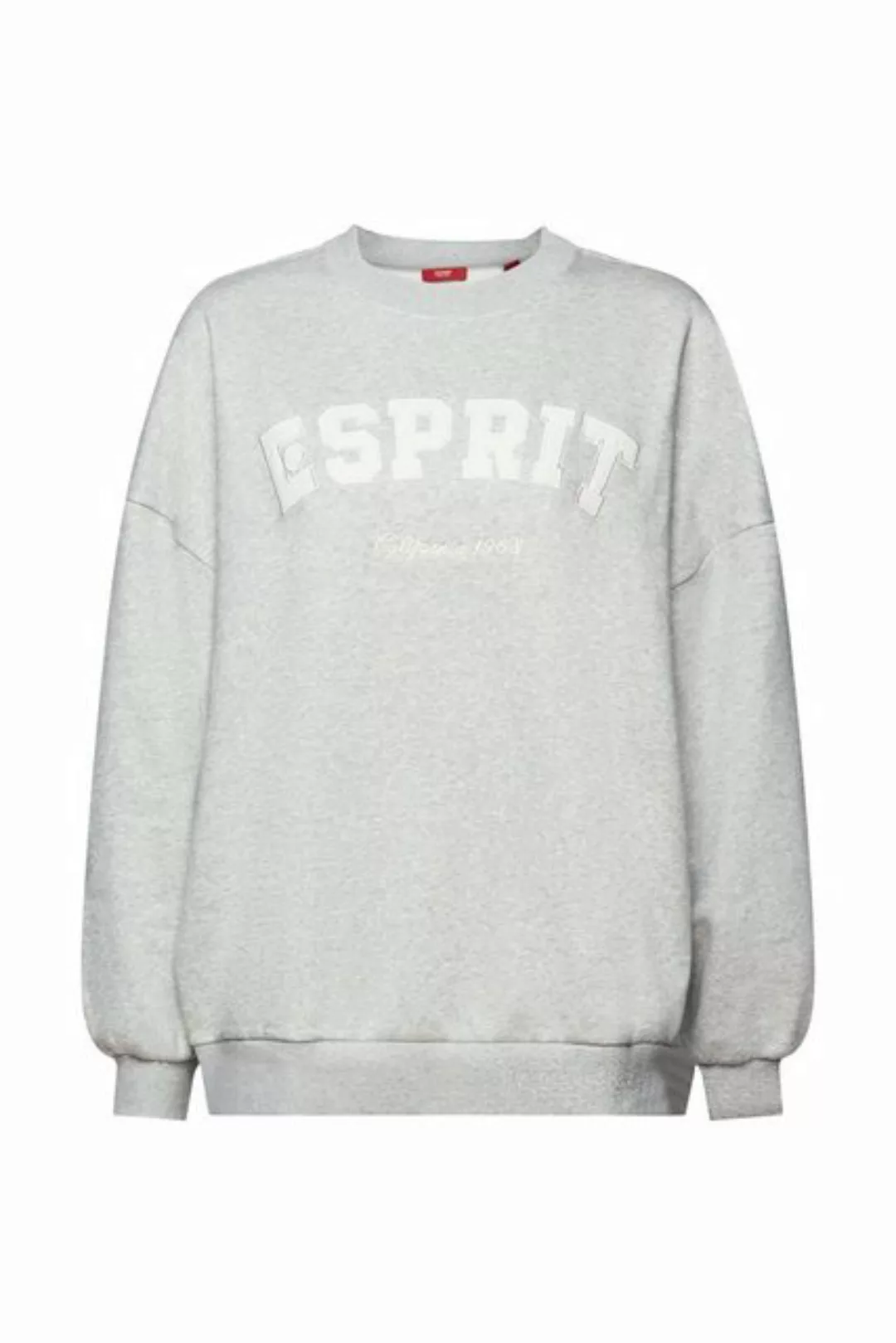 Esprit Sweatjacke Sweatshirt Oversize Esprit grau günstig online kaufen