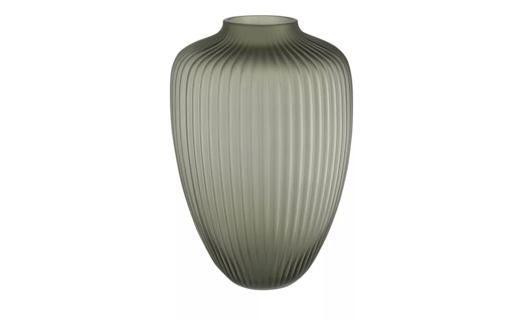 Vase - grau - Glas - 34,5 cm - Dekoration > Vasen - Möbel Kraft günstig online kaufen