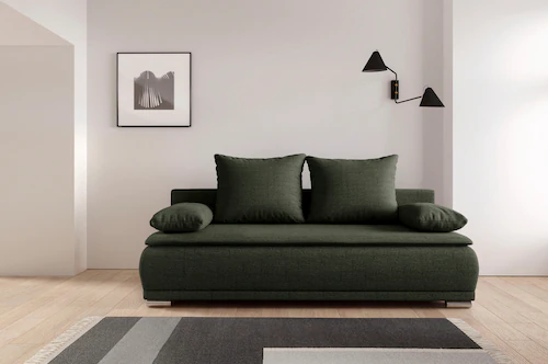 WERK2 Schlafsofa "Biggi", 2-Sitzer Sofa & Schlafcouch mit Bettkasten günstig online kaufen