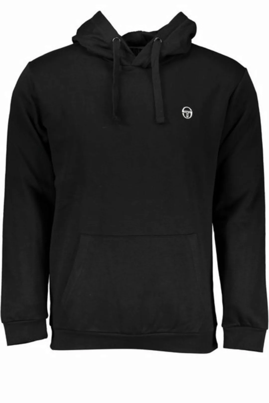 Sergio Tacchini Sweatshirt Gefüttertes Herren-Kapuzen-Sweatshirt in Schwarz günstig online kaufen