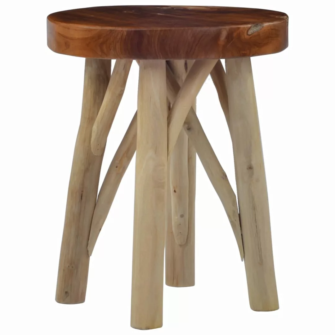 Hocker Braun Massivholz Teak günstig online kaufen