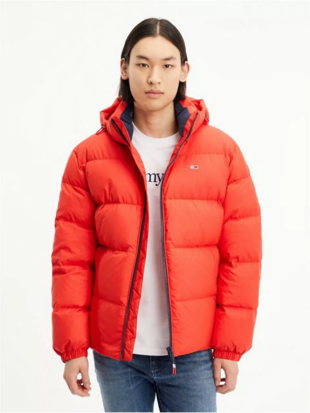 Tommy Jeans Daunenjacke TJM ESSENTIAL DOWN JACKET mit Tunnelzug und Stopper günstig online kaufen