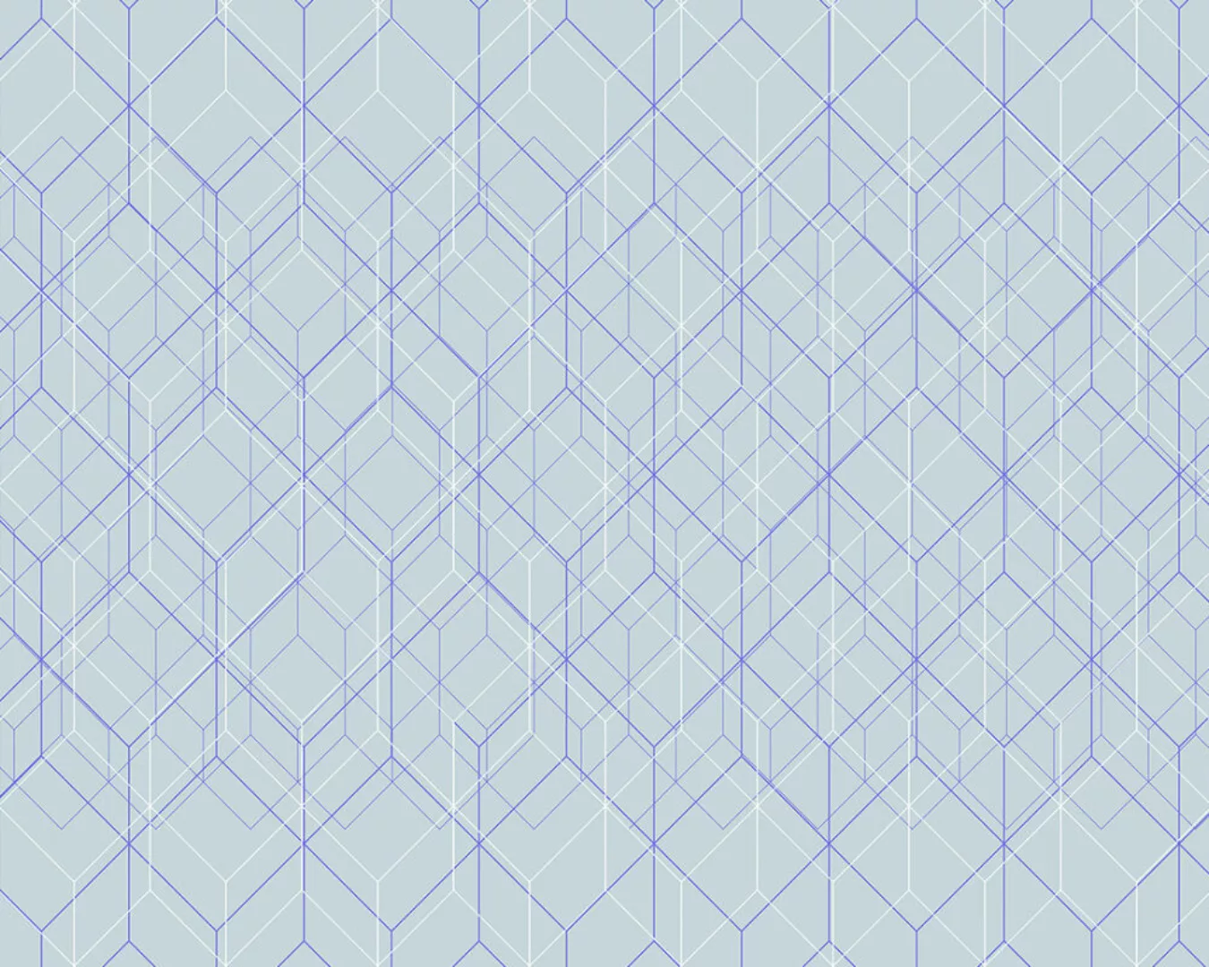 Fototapete "Pastel Grid Blue" 4,00x2,50 m / Strukturvlies Klassik günstig online kaufen