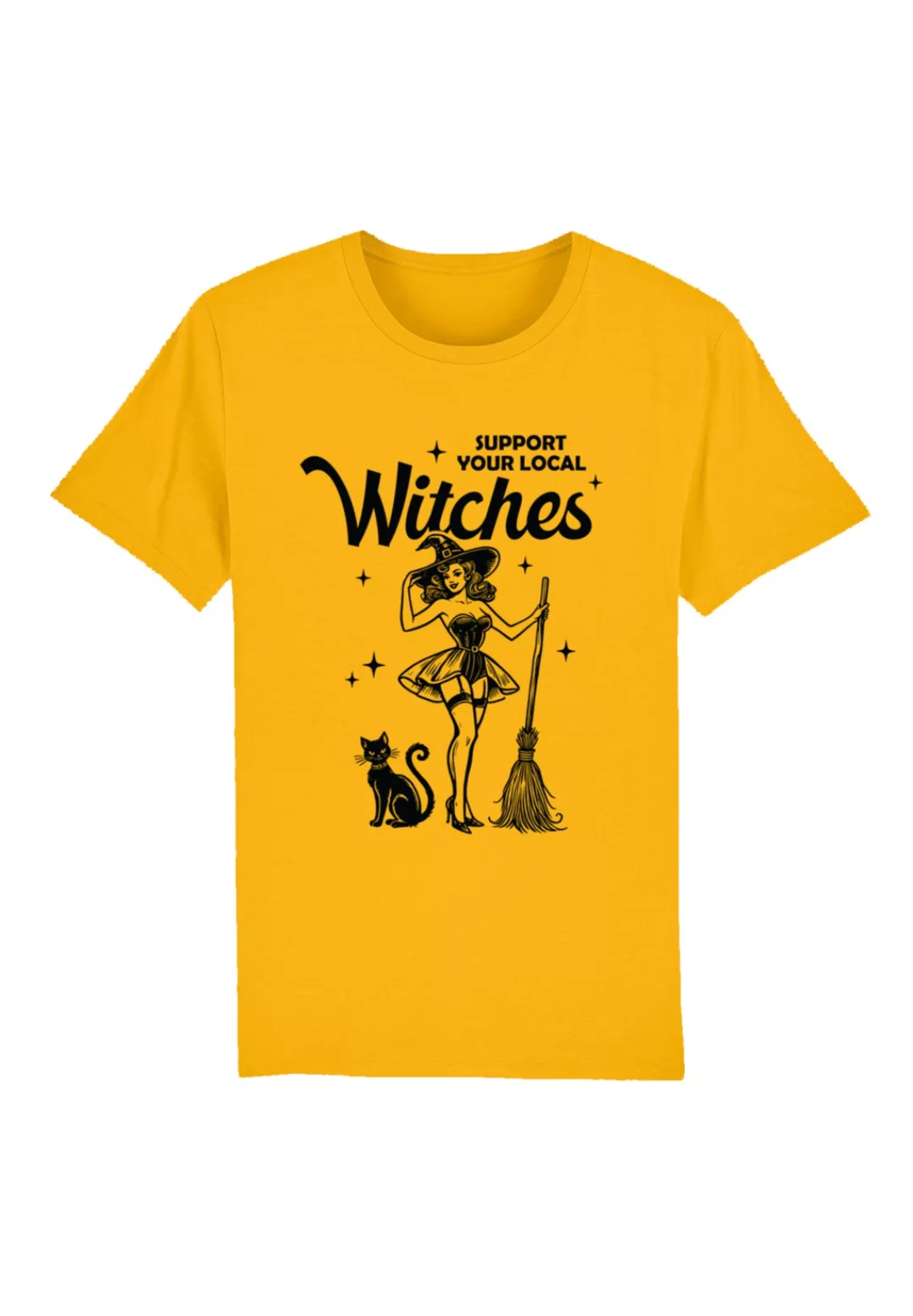 F4NT4STIC T-Shirt "Halloween Witch support your local witches", Premium Qua günstig online kaufen