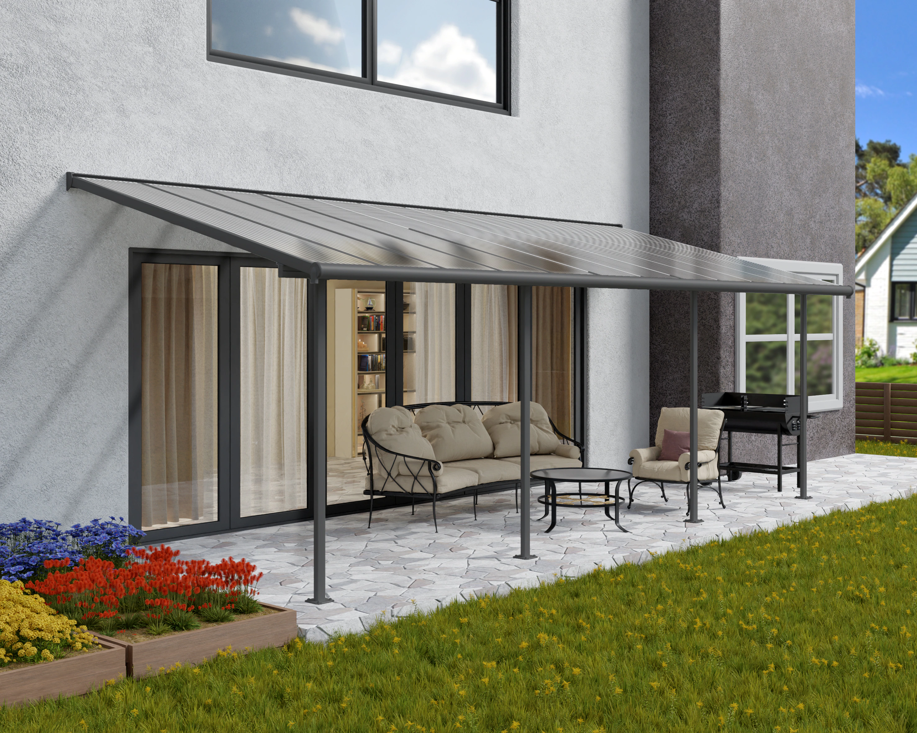 Palram - Canopia Terrassendach "Sierra Alu Terrassenüberdachung", einfache günstig online kaufen