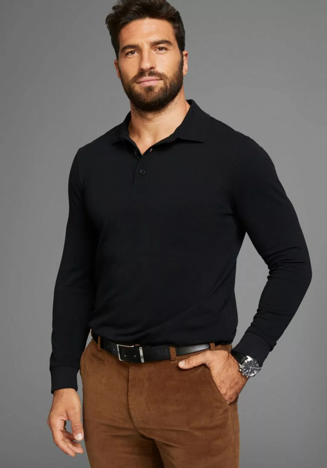 Man's World Poloshirt in Pique´ Qualität günstig online kaufen