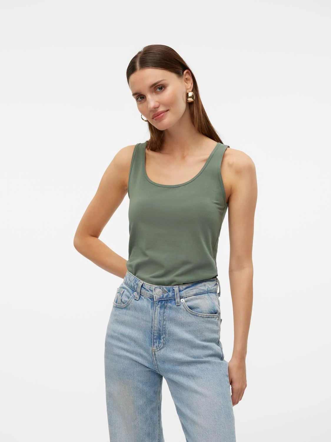 Vero Moda Tanktop "VMLULU LONG TANK TOP JRS GA NOOS" günstig online kaufen