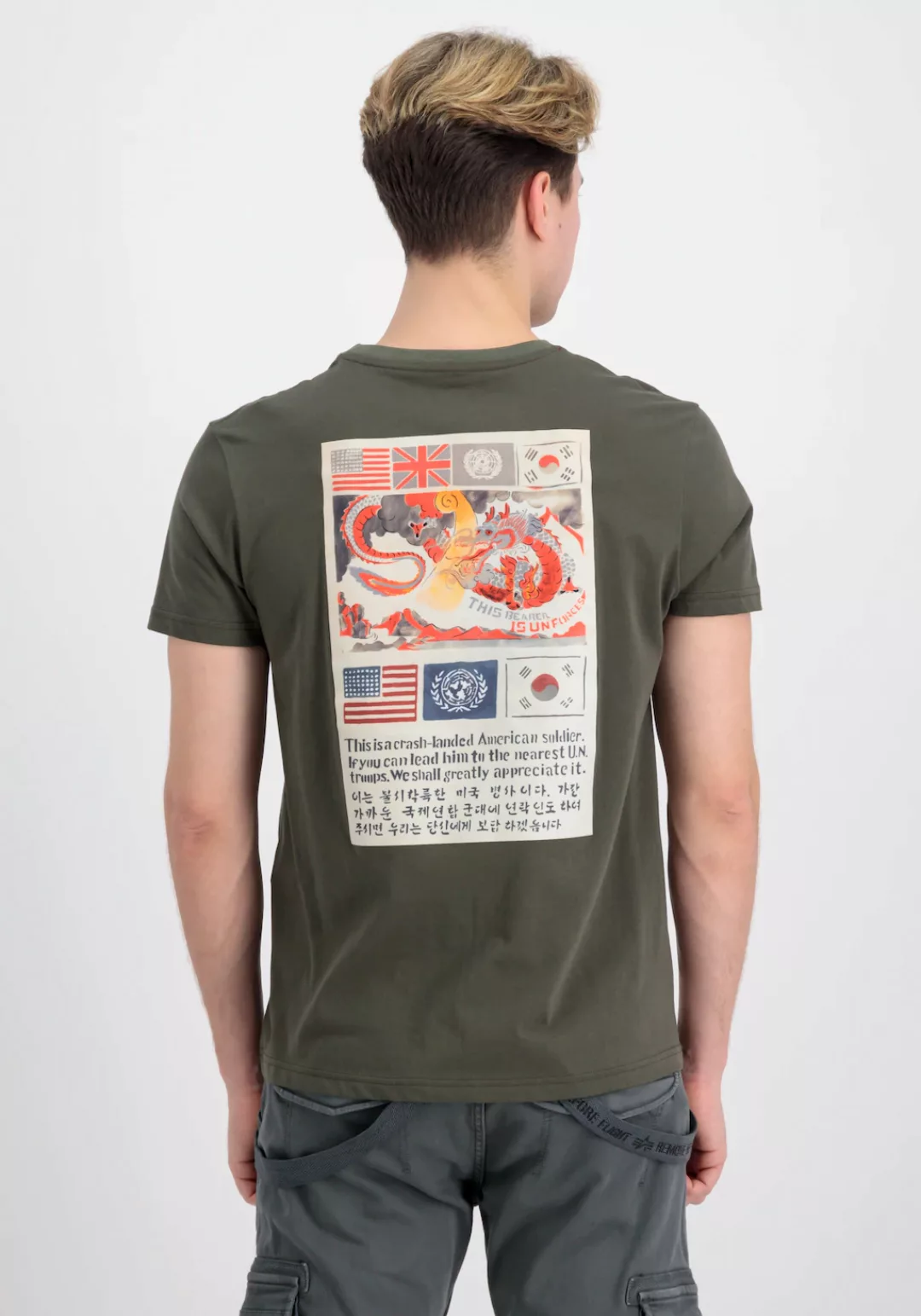 Alpha Industries T-Shirt "ALPHA INDUSTRIES Men - T-Shirts USN Blood Chit T günstig online kaufen