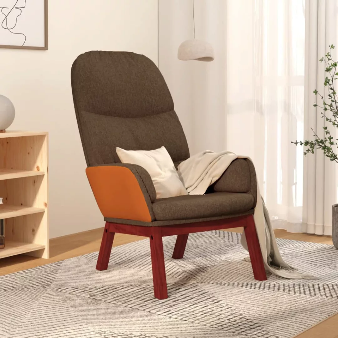 Vidaxl Relaxsessel Braun Stoff günstig online kaufen