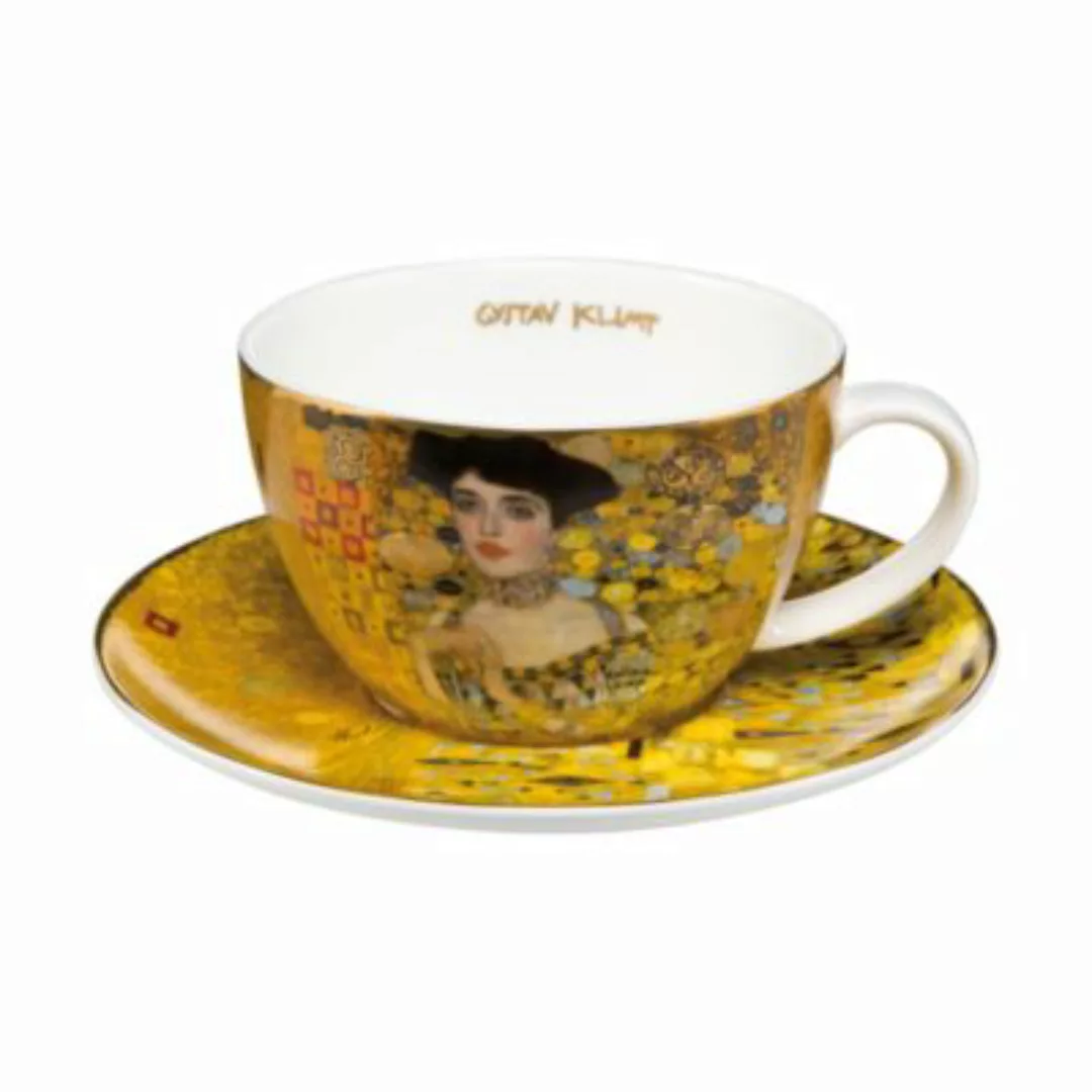 Goebel Tee-/ Cappuccinotasse Gustav Klimt - Adele Bloch-Bauer bunt günstig online kaufen