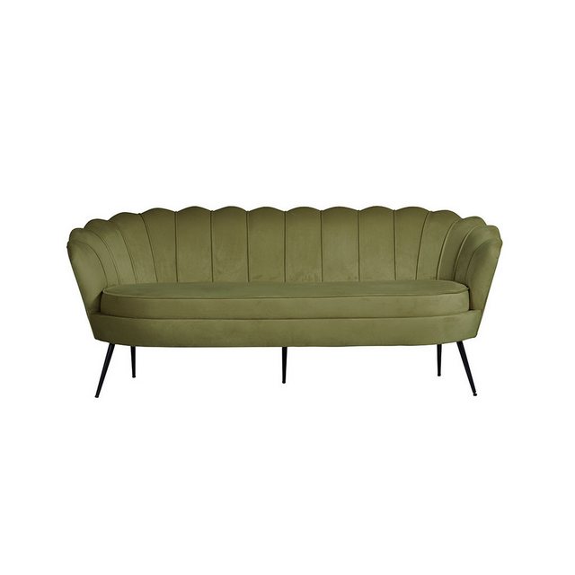 ebuy24 Sofa Nice Sofa 3 Personen velour grün. günstig online kaufen