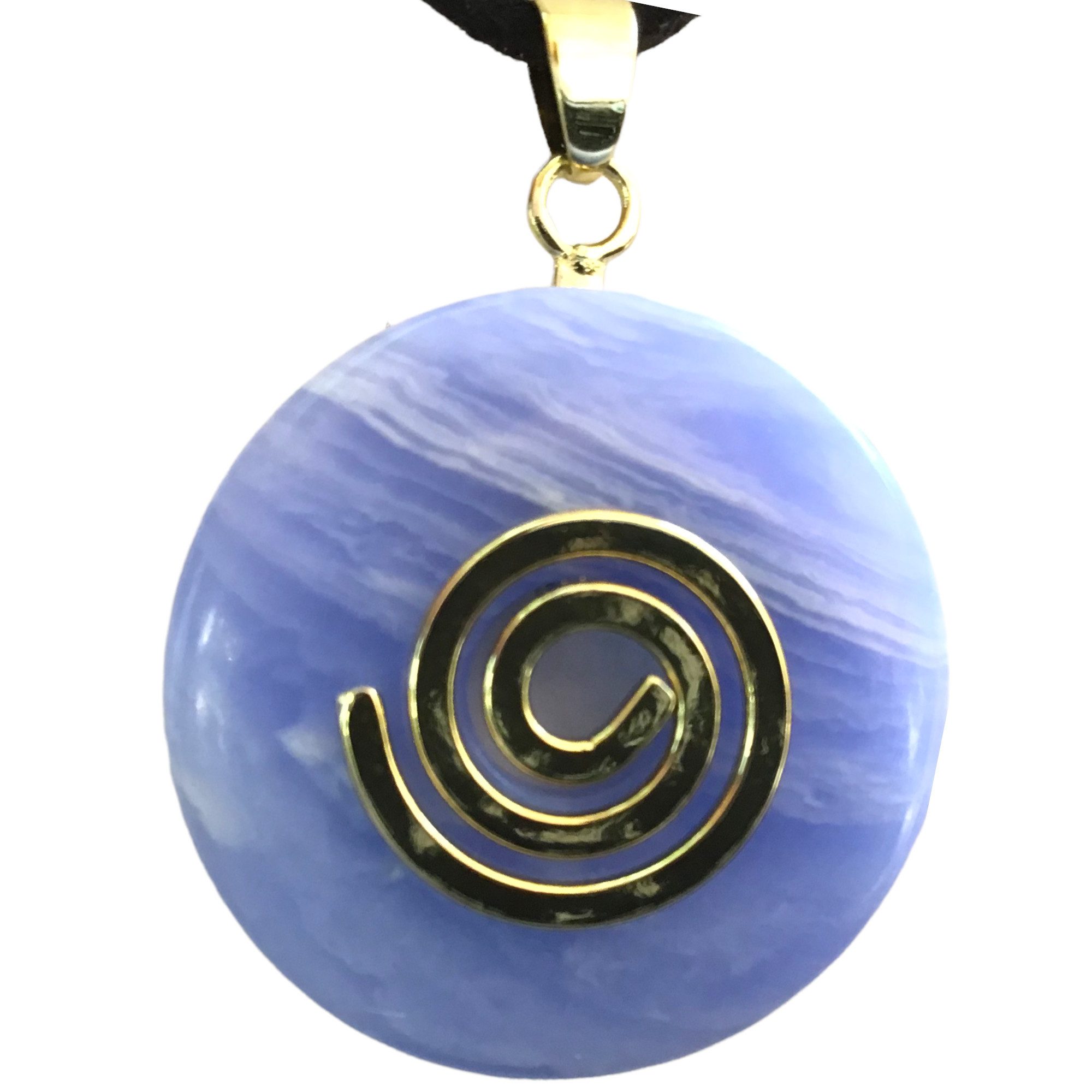 Steinfixx® Lange Kette echter Edelsteindonut 30 günstig online kaufen