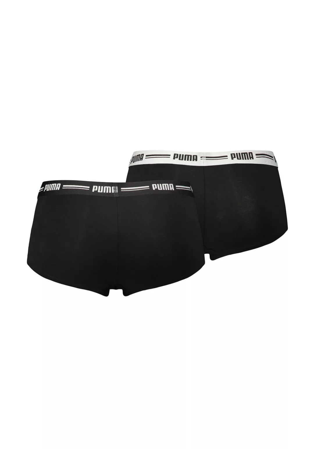 PUMA Panty "PUMA WOMEN MINI SHORT 2P PACK", (Packung, 2er Pack), mit markan günstig online kaufen