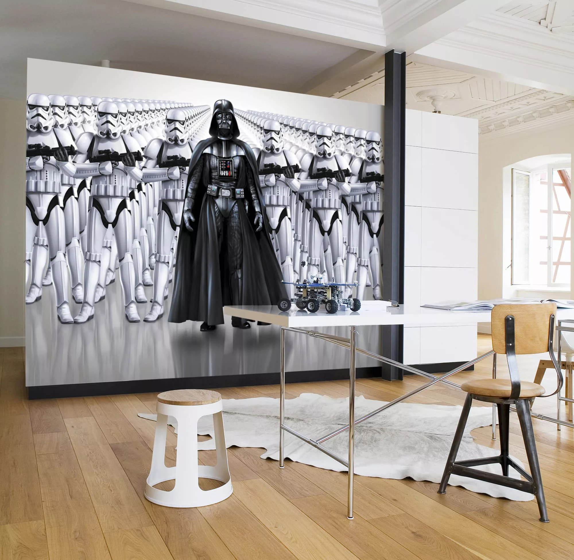 Disney Fototapete Star Wars Imperial Force Grau und Schwarz 368 x 254 cm 61 günstig online kaufen