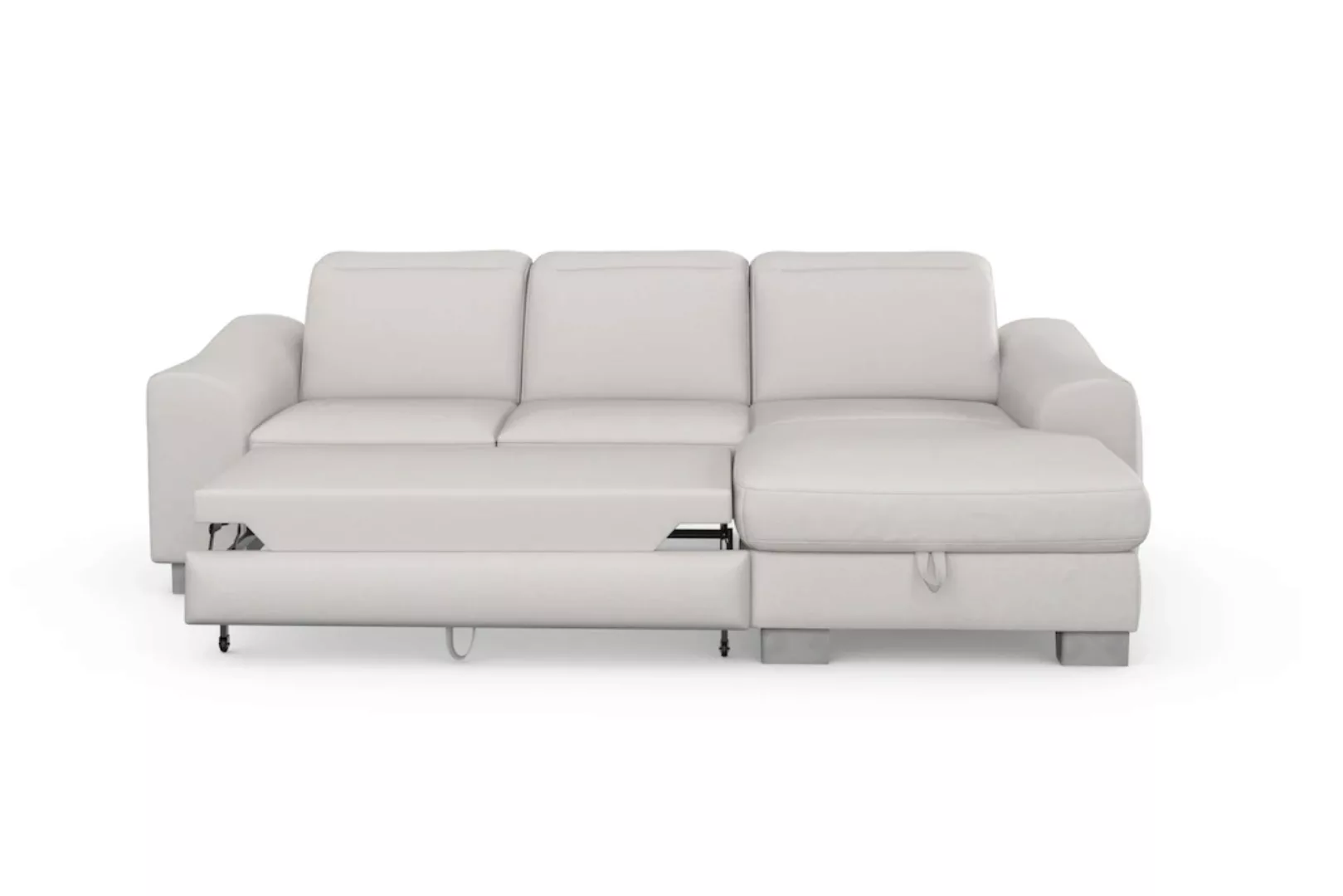 sit&more Ecksofa »Dundee L-Form«, mit Federkern und Edelstahlfüßen, wahlwei günstig online kaufen