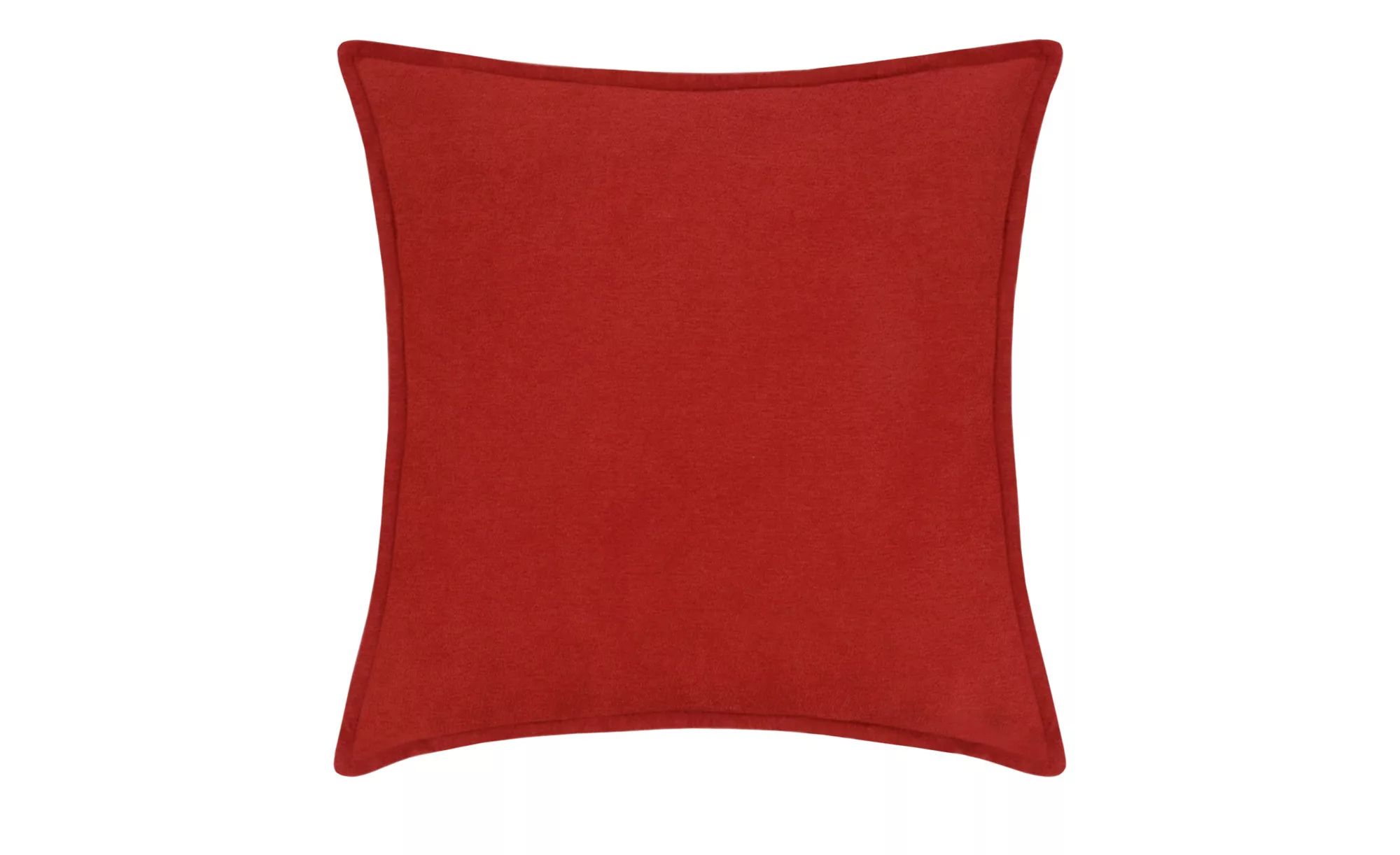 HOME STORY Kissen  Pia - rot - 100% Polyesterfüllung, 230gr. - 40 cm - Scon günstig online kaufen