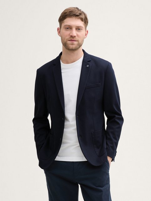 TOM TAILOR Sakko Regular Fit Piqué Sakko günstig online kaufen