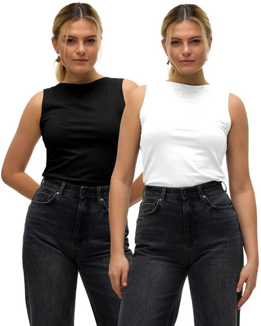 Vero Moda Tanktop Basic Top im Doppelpack günstig online kaufen