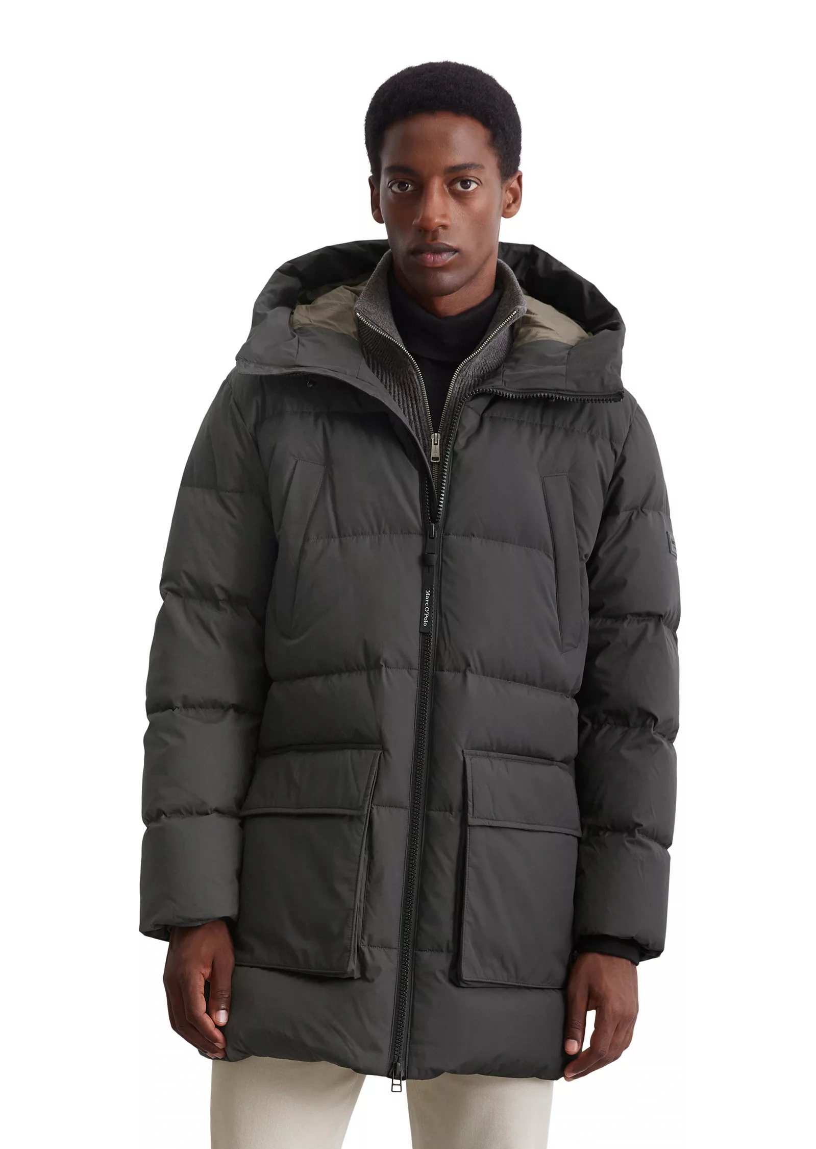 Marc OPolo Winterjacke, mit Kapuze, mit Kapuze und vielen Details günstig online kaufen