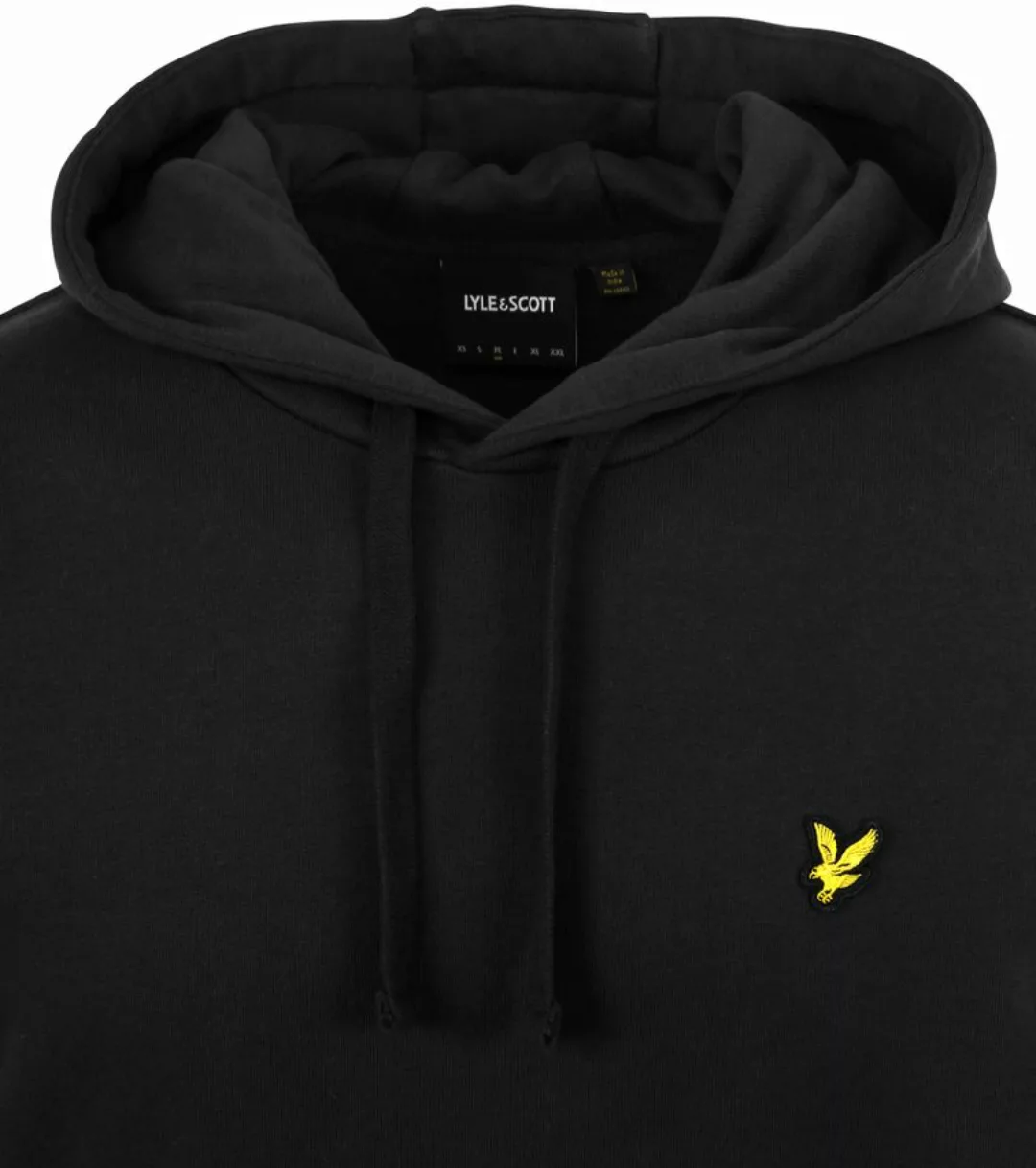 Lyle and Scott Schwarz Hoodie - Größe M günstig online kaufen